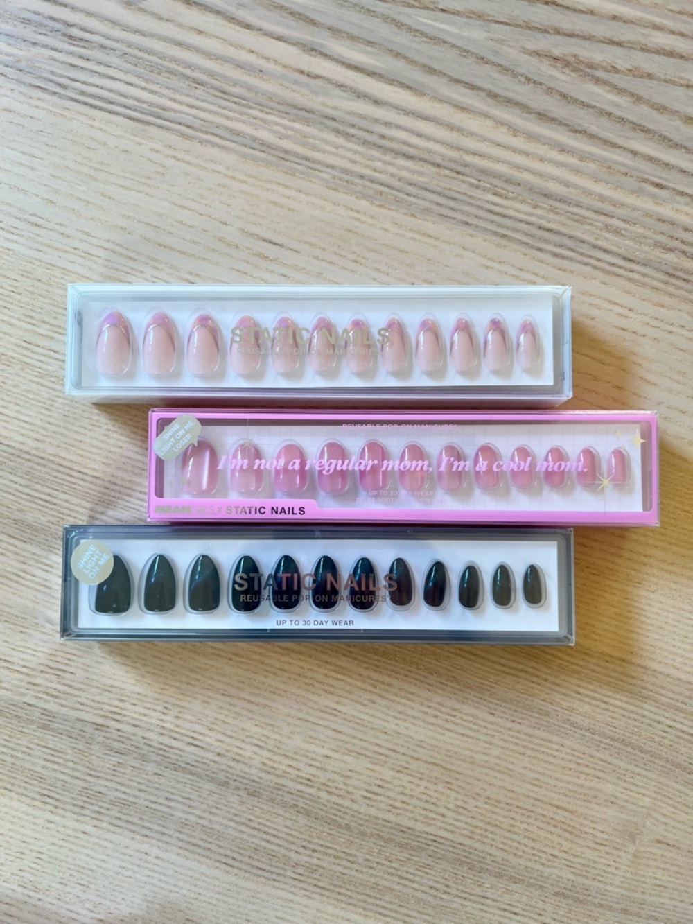 Static Nails Reusable Pop On Nails Bundle x Three Sets of Nails